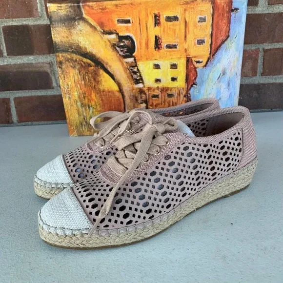 Bella Vita Clementine platform lace up espadrille sneakers Women's Size US 7 N - Picture 5 of 9